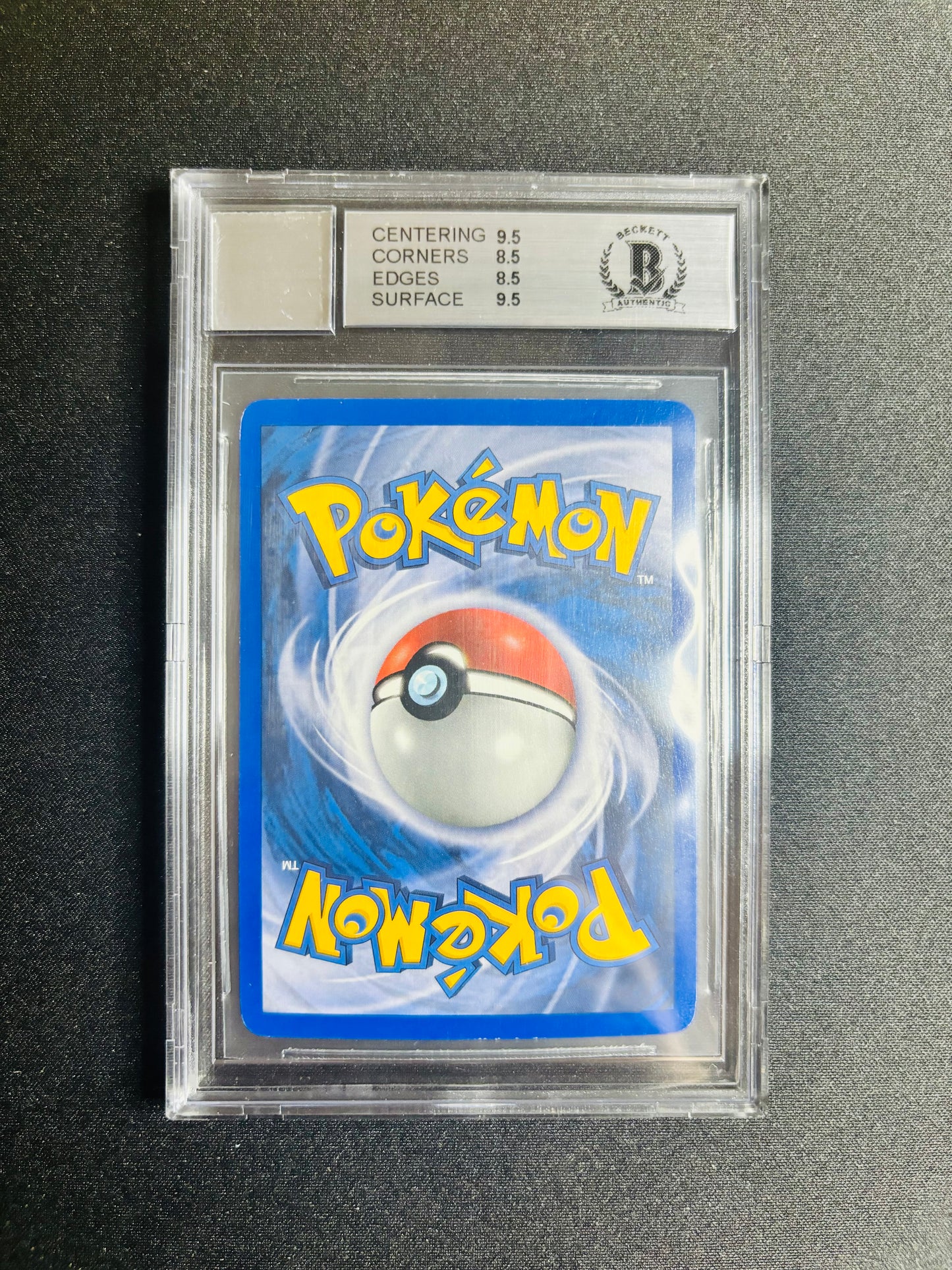 2002 LEGENDARY COLLECTION REVERSE FOIL #7 DARK RAICHU HOLO R MITSUHIRO ARITA BGS 8.5/10