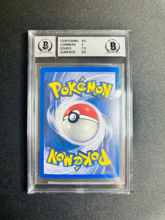 1999 BASE UNLIMITED ITALIAN CHARIZARD HOLO R SQUARE-CUT CORNERS #4 MITSUHIRO ARITA BGS 8/10