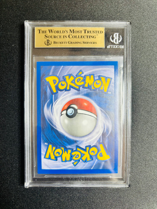 1999 BASE UNLIMITED ITALIAN #4 CHARIZARD HOLO R [SQUARE CUT] BGS 9.5