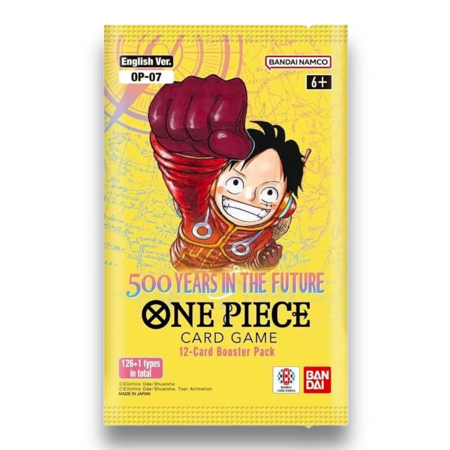 ONE PIECE TCG OP-07 - 500 years into the future ENG [Bustina Singola da 12 Carte]