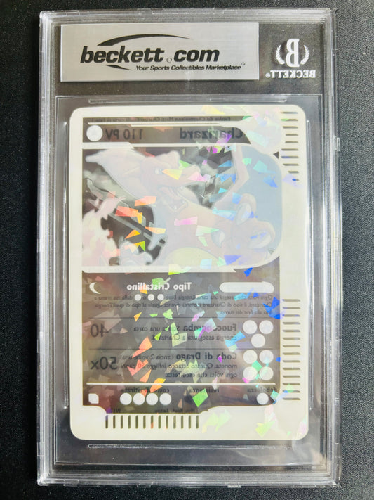 2003 SKYRIDGE ITALIAN #9 CHARIZARD CRYSTAL OVERSIZED BGS 9